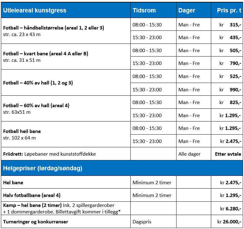 Prisliste 22-23