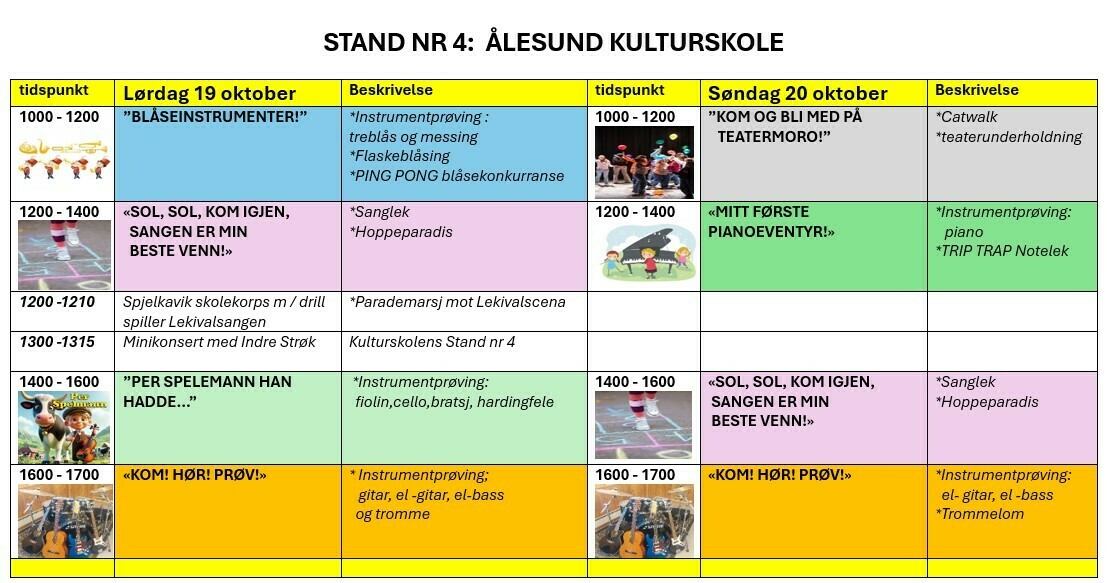 Program Ålesund kulturskole